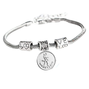 Love Wrestling Charm Bracelet