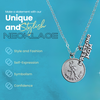 Wrestling Mom Charm Necklace
