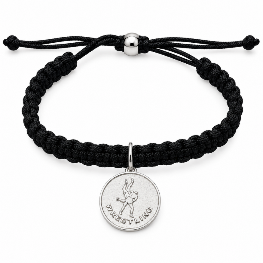 Wrestling Rope Hanging Charm Bracelet