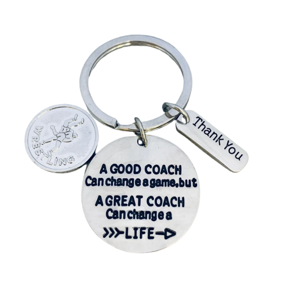 Wrestling Great Coach is Hard to Find Coach Keychain