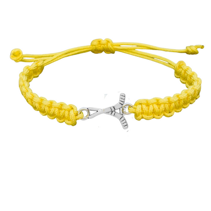 yellow  Ice Hockey Bracelet