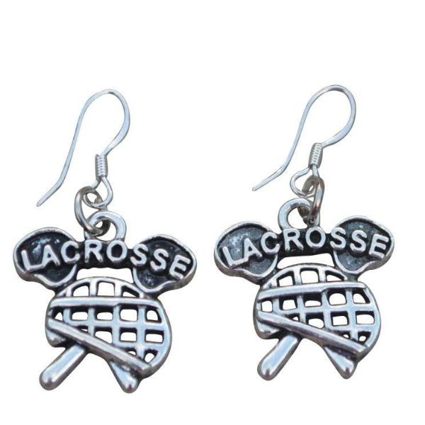 Girls Lacrosse Earrings Gift For Lacrosse Players - Sportybella