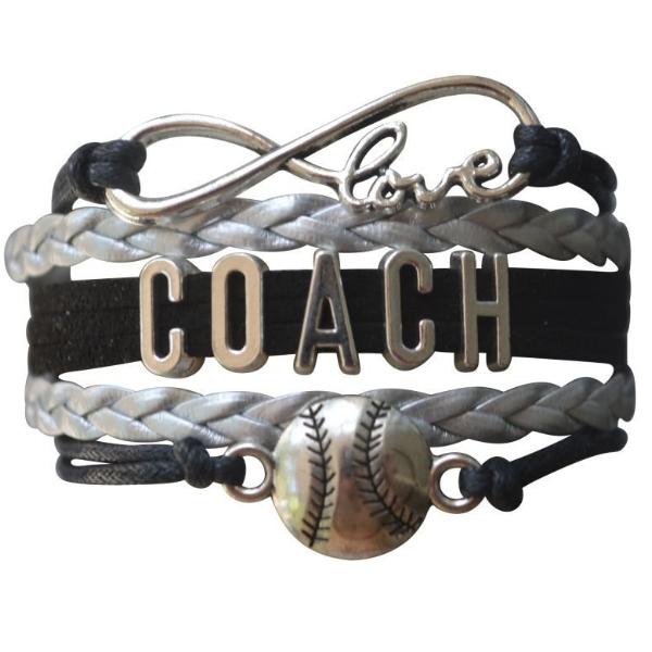 Softball Coach Infinity Bracelet - Sportybella
