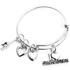 Girls Gymnastics Bangle Bracelet - Sportybella