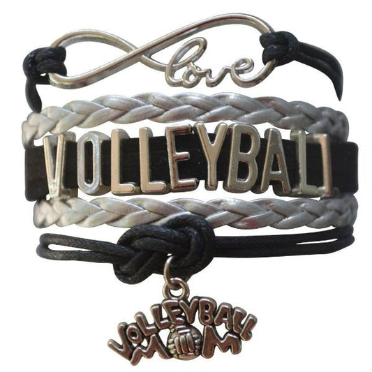 Volleyball Mom Infinity Bracelet - Sportybella