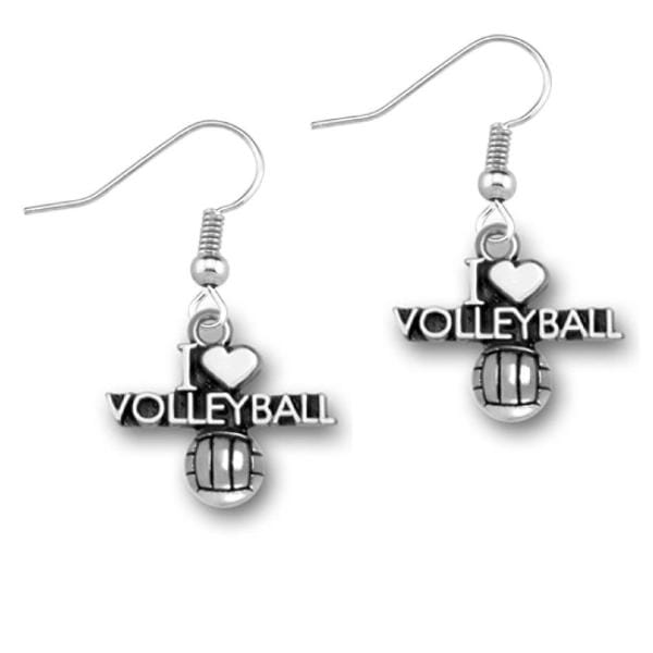 Love Volleyball Earrings - Sportybella