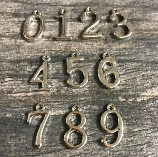 Football Keychain with Players Numbers