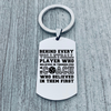 Volleyball Coach Keychain, Behind Every Player