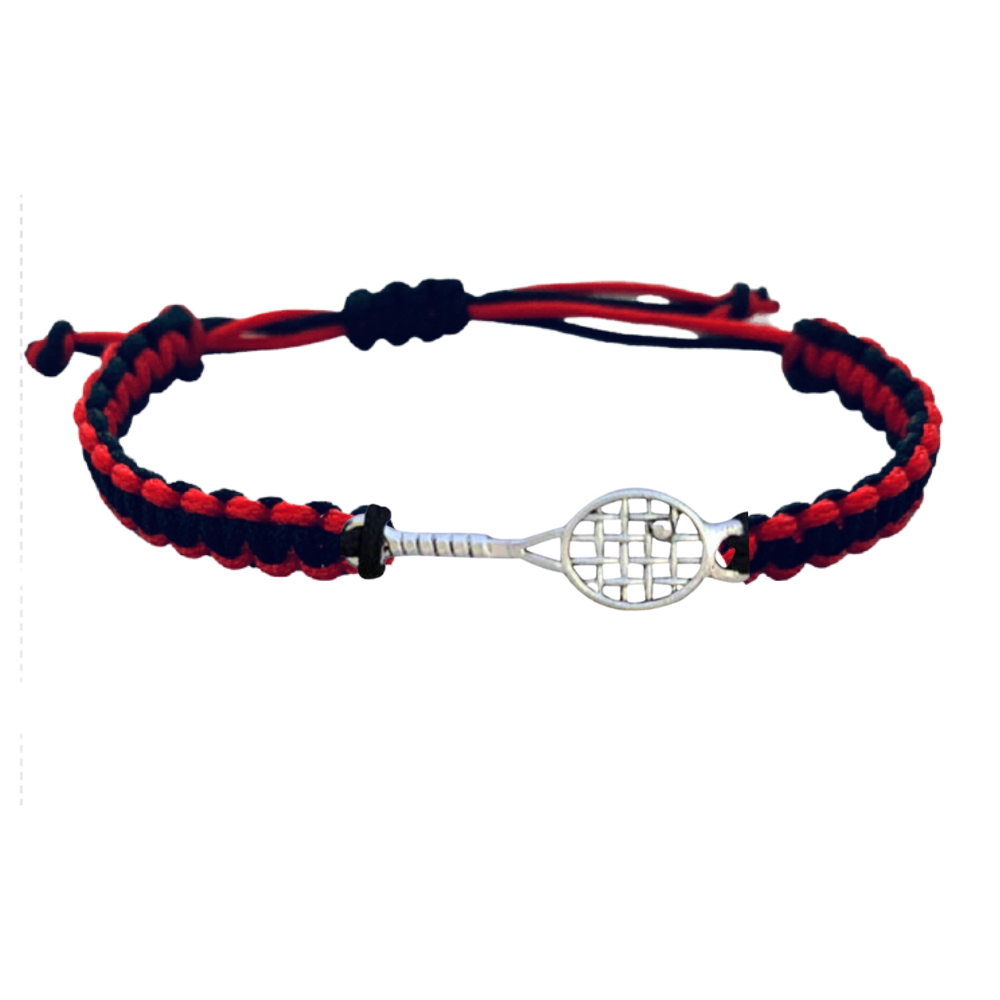 Tennis Racket Rope Bracelet - Pick Colors