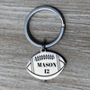 Personalized Football Keychain