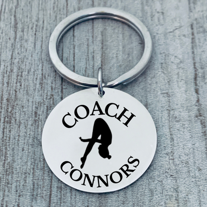 Personalized Diving Coach Keychain