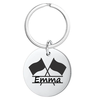 Personalized Color Guard Keychain