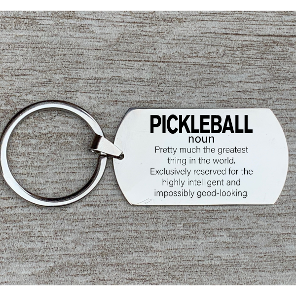 Pickleball Keychain