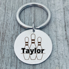 Personalized Bowling Keychain