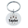 Personalized Engraved Bowling Keychain
