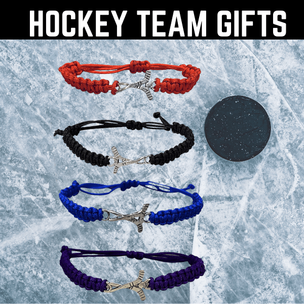 Ice Hockey Rope Bracelets in Different Colors
