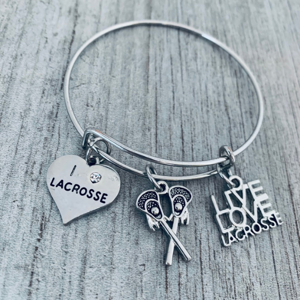 Lacrosse Charm Bracelet