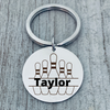 Personalized Bowling Keychain