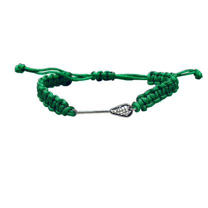 Lacrosse Rope Bracelet in Green Color