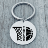 Personalized Engraved Basketball Keychain