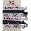 Field Hockey Hair Accessories - Black White - Sportybella
