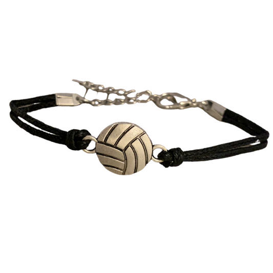 Volleyball Black Bracelet
