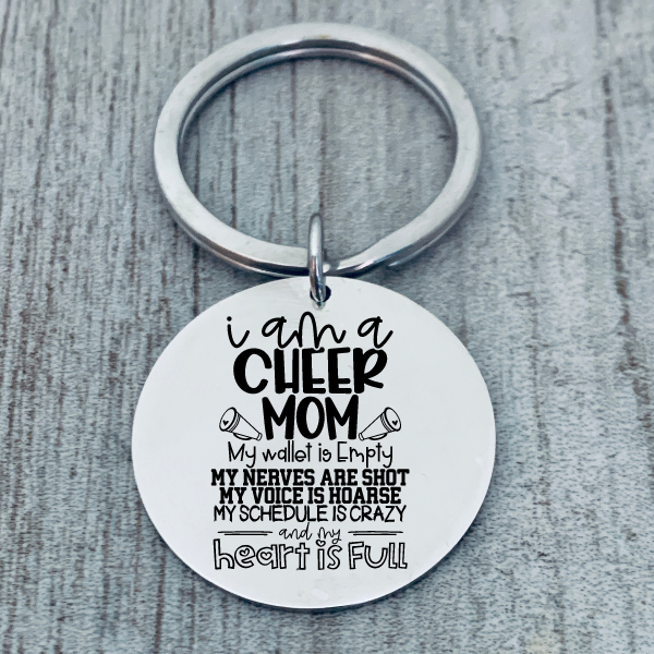 Cheer Mom Keychain
