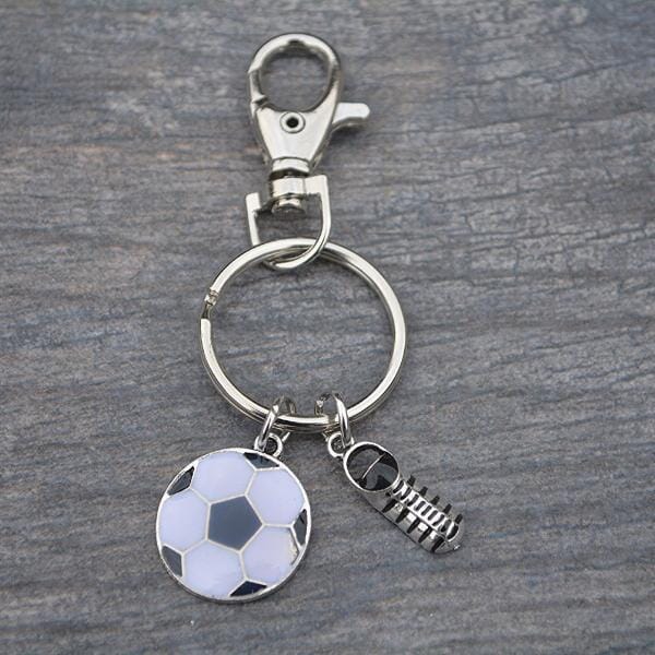 Soccer Ball & Cleat Keychain - Sportybella