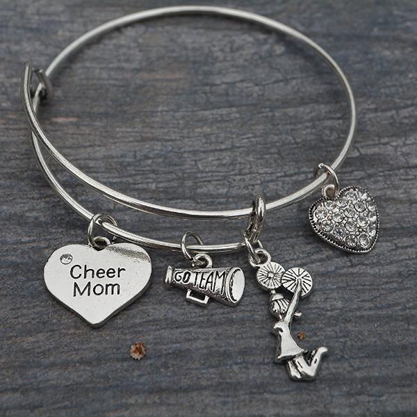 Cheer Mom Bangle Bracelet - Sportybella