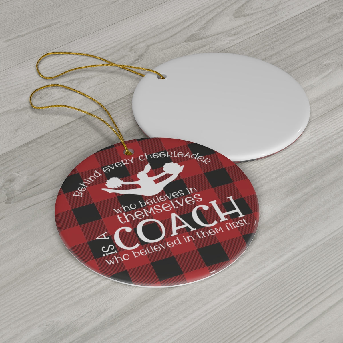 Cheer Coach Christmas Ornament