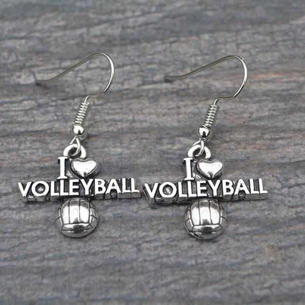 Love Volleyball Earrings - Sportybella