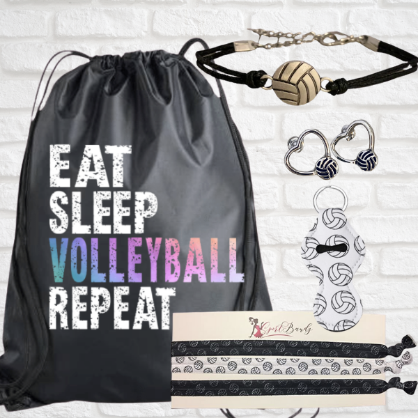 Volleyball Gift Bundle 2 - Eat Sleep Volleyball Repeat Sportybag