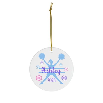 Personalized Cheer Christmas Ornament