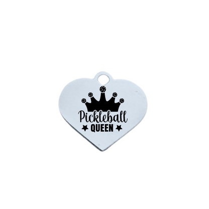 Queen of Pickleball Charm