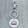 Personalized Bowling Zipper pull Keychain