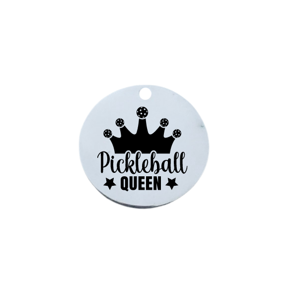 Queen of Pickleball Charm