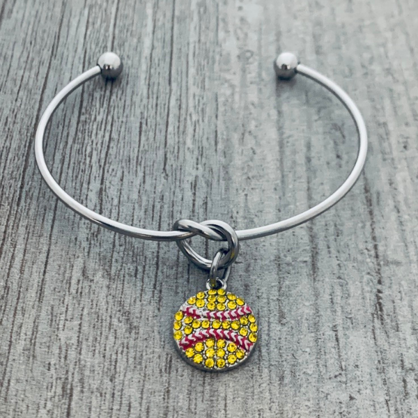Softball Knot Bracelet
