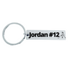 girls Personalized Ice Hockey Keychain