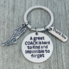 Track and Field Coach is Hard to Find But Impossible to Forget Coach Keychain