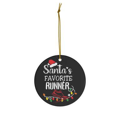 Runner Ornament, Santas Favorite Runner