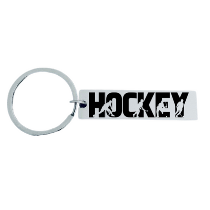 Ice Hockey Word Keychain