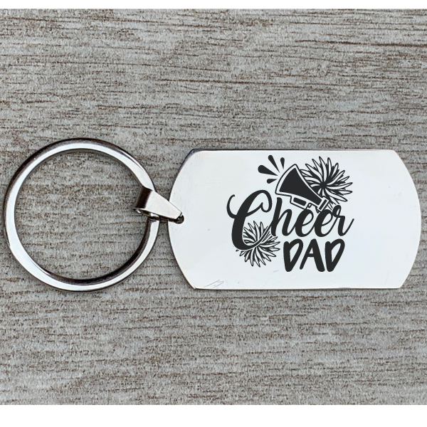 Cheer Dad Keychain