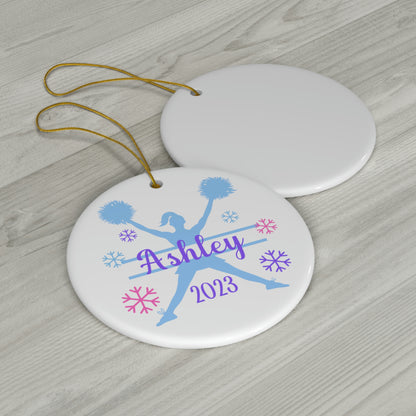 Personalized Cheer Christmas Ornament