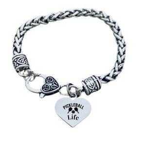 Pickleball Life Charm Bracelet
