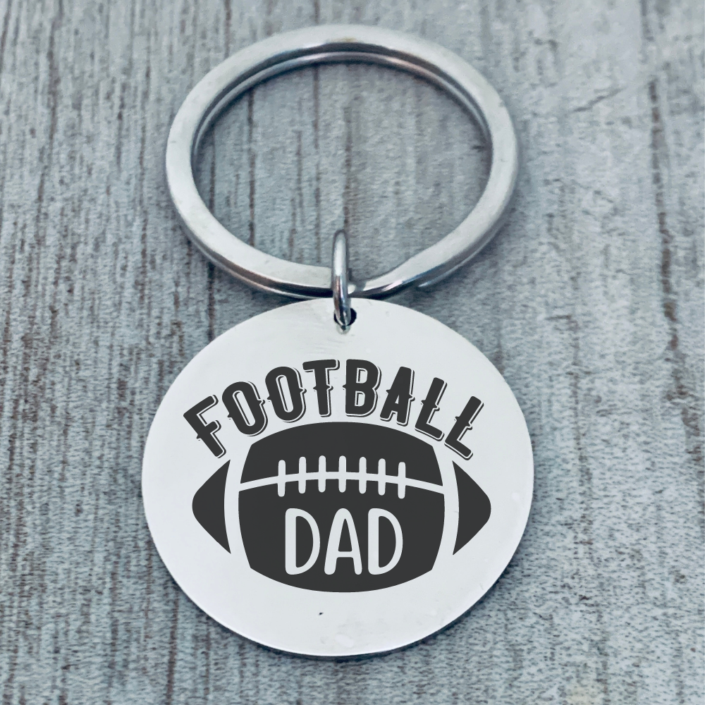 Football Dad Keychain