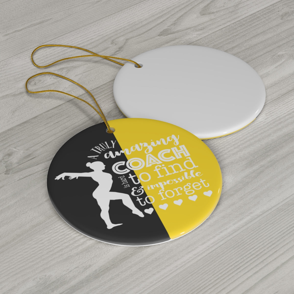 Dancer Coach Ornament, Personalized Dancer Coach Christmas Ornament,