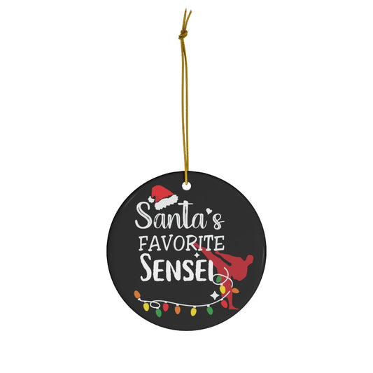 Sensei Ornament, Santa's Favorite Sensei