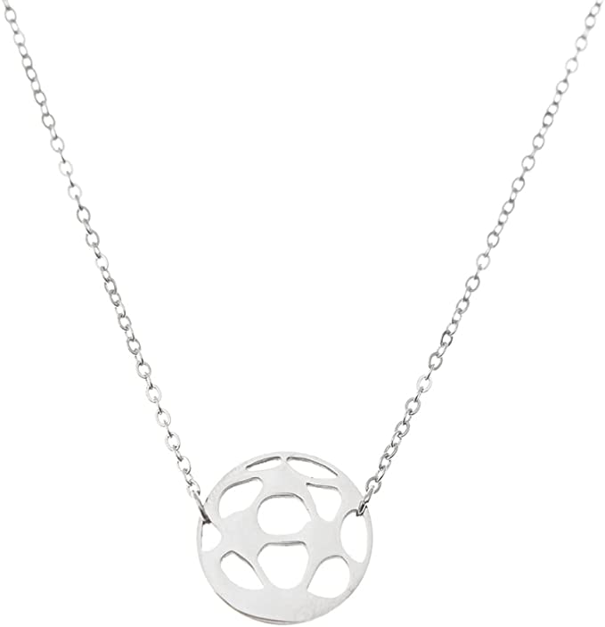 Soccer Dainty Charm Stainless Steel Necklace