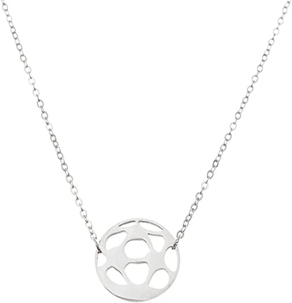 Soccer Dainty Charm Stainless Steel Necklace