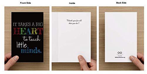 Teacher Card - It Takes a Big Heart to Teach Little Minds